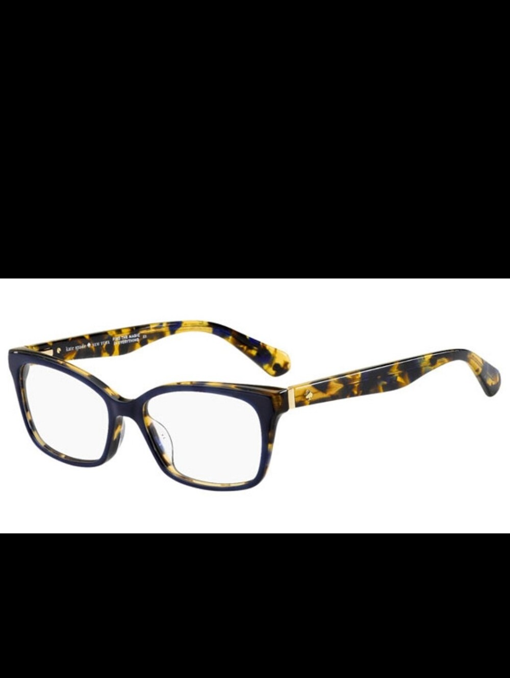 Kate Spade Jeri Tortoise Rectangle Acetate Full Rim Perscription Glasses